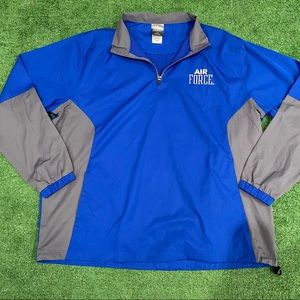 Air Force Falcons 1/4 Zip Weather Pullover Mens L